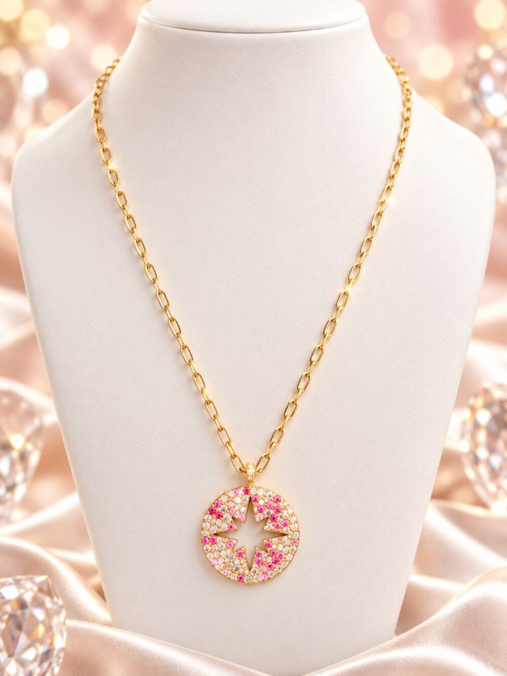 Park Lane Pixie July Sparkle Box Necklace NWT